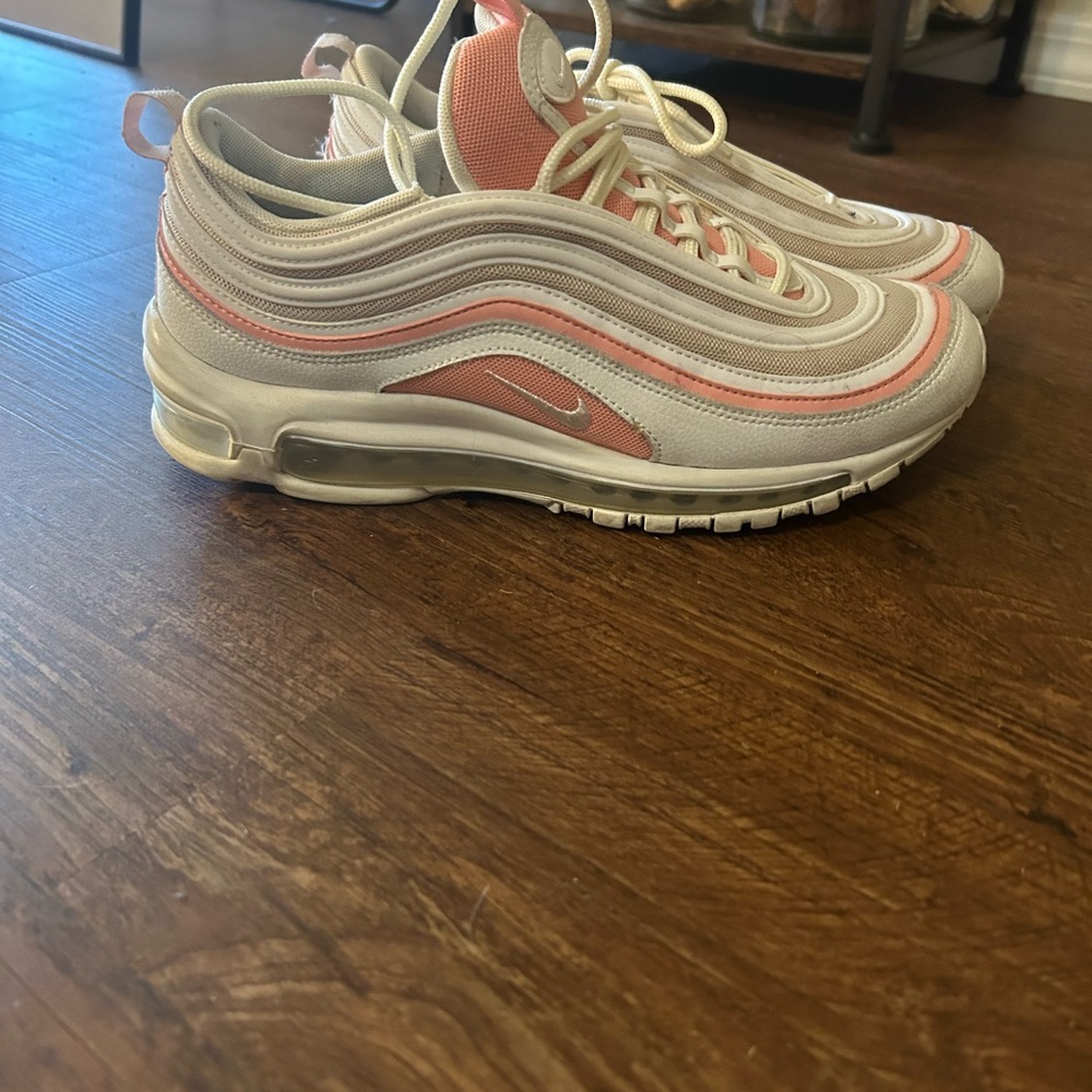 Nike Women's Air Max 97 in Coral and Beige